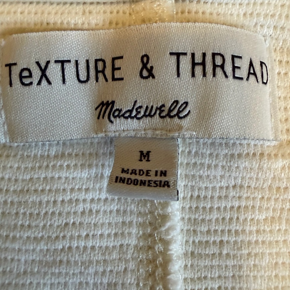 MADEWELL Ivory Button-FrontTop - Picture 2 of 5